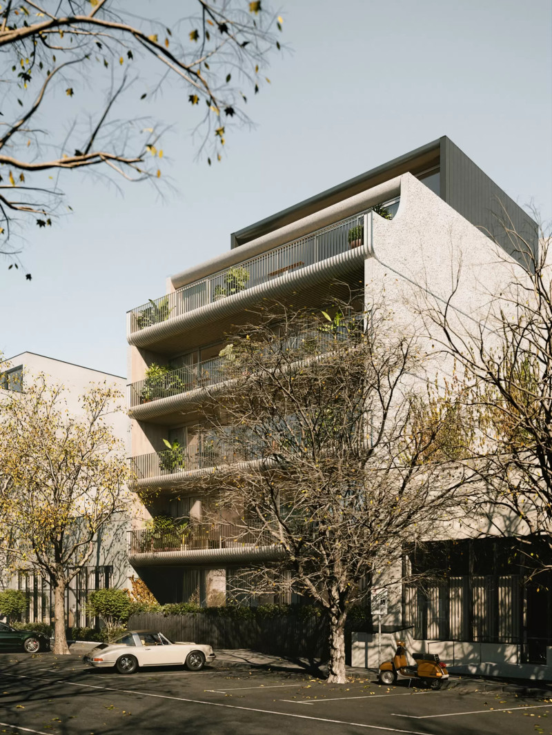 Render of Napier Street as seen from across the road